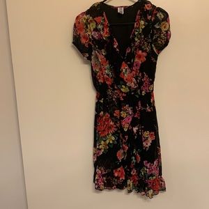 Floral chiffon dress size S
